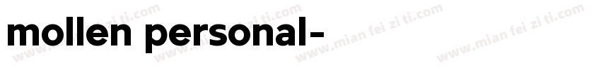 mollen personal字体转换